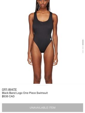 NWT Off-White Bathing Suit